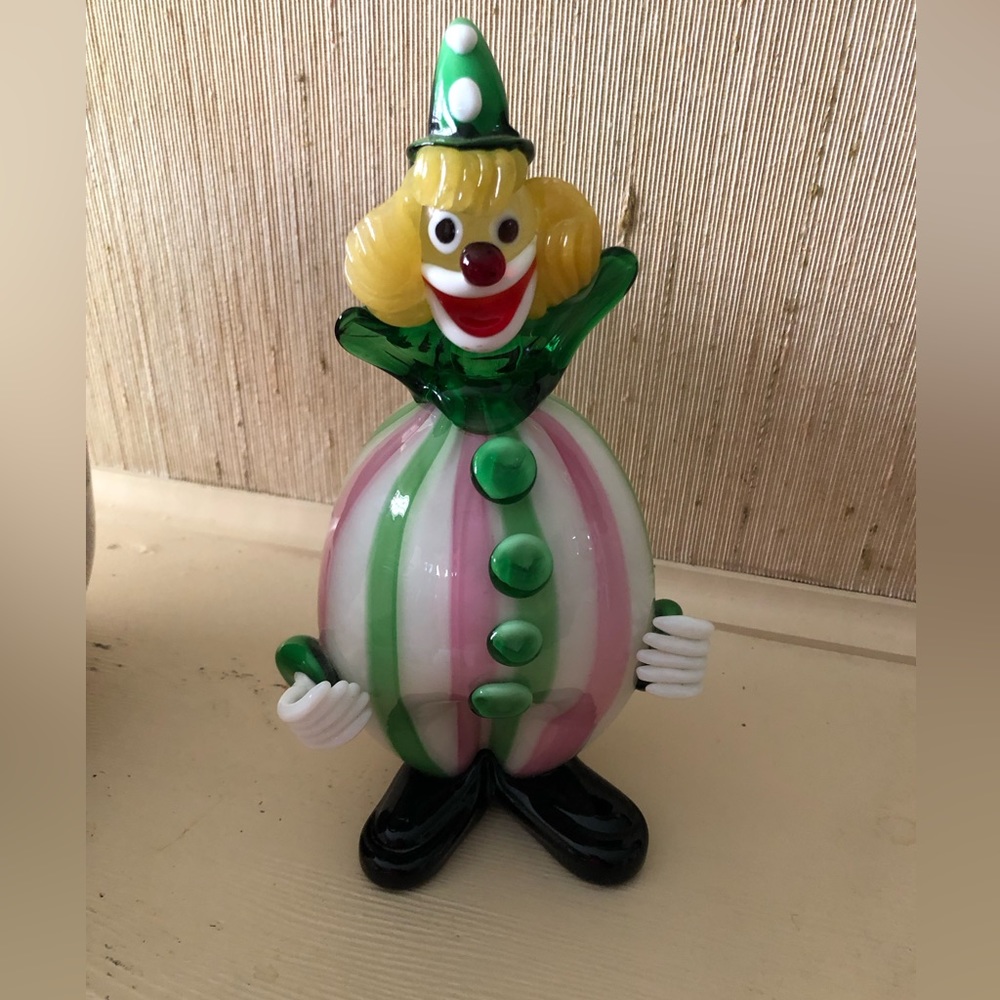 Murano Glass Circus Clown